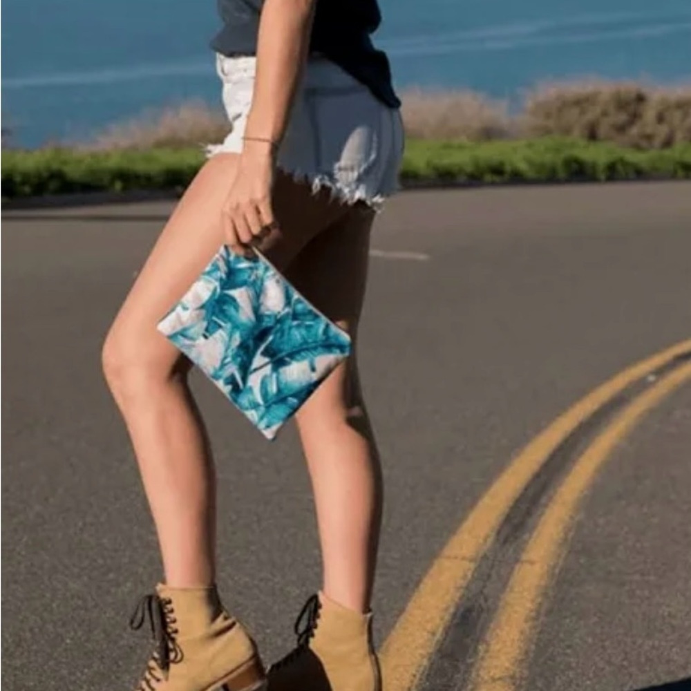 New Vagabond Canvas Bikini Bag - Bali Palm